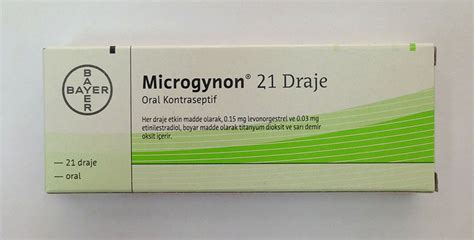 microgynon 21 draje nasıl kullanılır